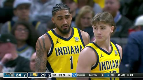 《NBA全场集锦》NBA常规赛：魔术vs步行者第1节中文解说回放