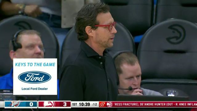 雷霆vs老鹰第1节英文原声回放