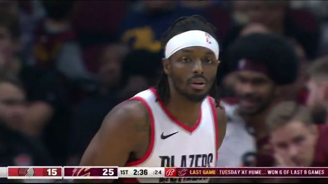 开拓者vs骑士第1节英文原声回放