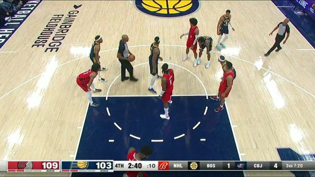 开拓者vs步行者第4节中文解说回放