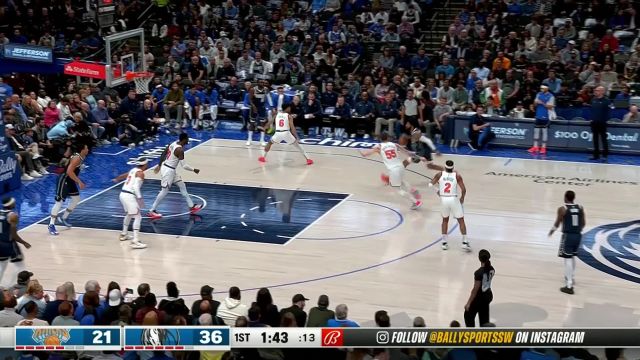 直接无视面前所有的防守 哈达威顶着哈特手起刀落打成3+1