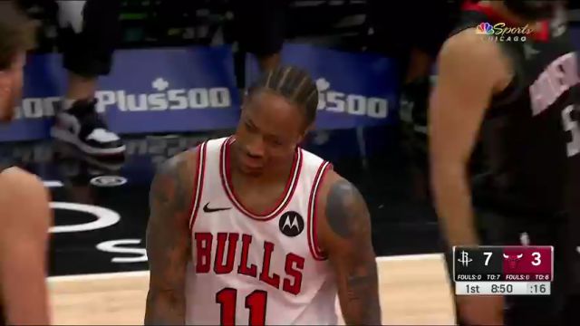 NBA常规赛：火箭vs公牛第1节中文解说回放