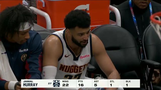 NBA常规赛：掘金vs快船第3节英文原声回放