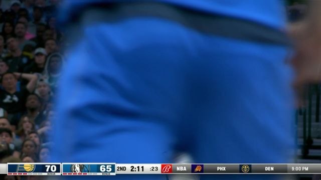 NBA常规赛：步行者vs独行侠第2节英文原声回放