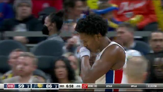 NBA常规赛：活塞vs步行者第3节中文解说回放