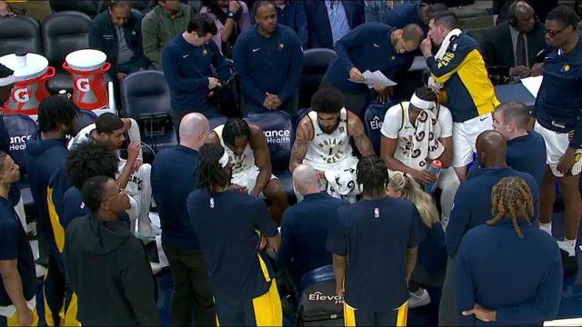 NBA常规赛：骑士vs步行者英文原声全场回放