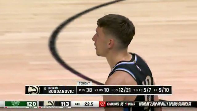 NBA常规赛：雄鹿vs老鹰第4节中文解说回放