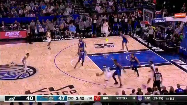 NBA常规赛：爵士vs魔术第2节中文解说回放