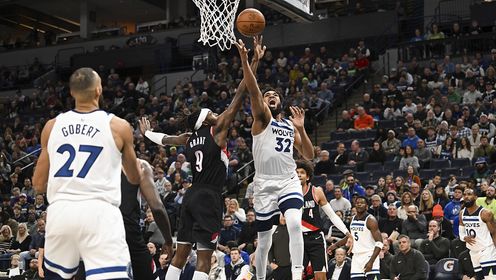 《NBA全场集锦》【原声】开拓者93-106森林狼 唐斯23+8携手戈贝尔24+17大胜对手