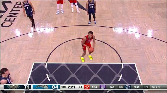 NBA常规赛：鹈鹕vs魔术英文原声全场回放