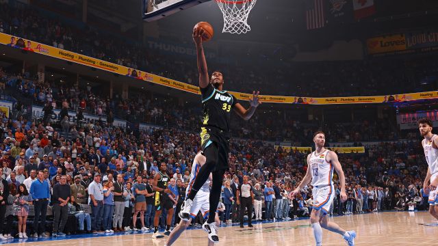 特纳vs雷霆集锦 表现亮眼砍下24+4写满数据栏