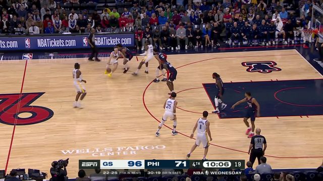 波杰姆斯基击地妙传瞒天过海 库明加空切进场暴扣轰炸篮筐