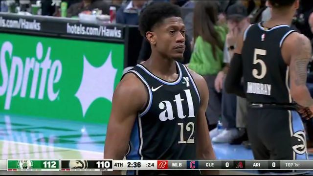 NBA常规赛：凯尔特人vs老鹰第4节中文解说回放