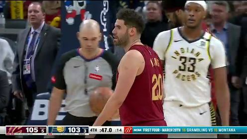 《NBA全场集锦》西卡边线发球被逼到绝境 裁判竟吹罚尼昂犯规将其气成表情包