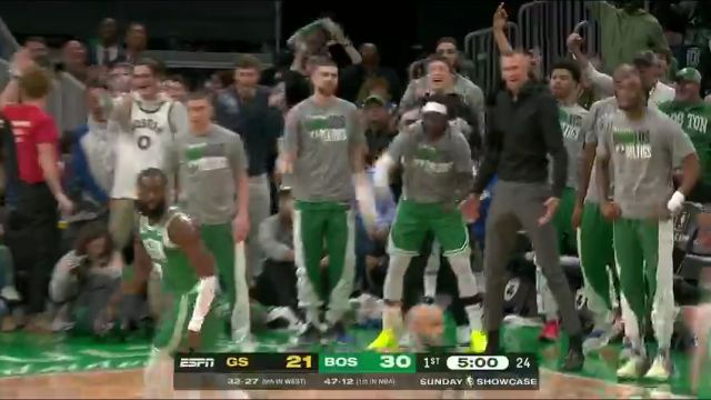 勇士vs凯尔特人第1节中文解说回放