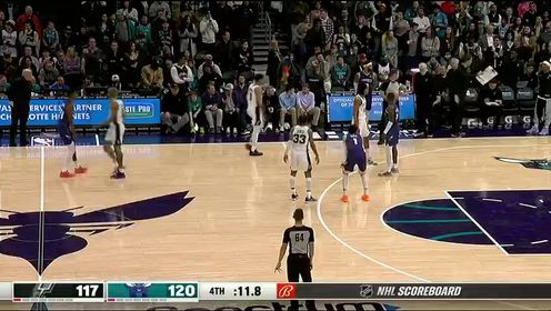 《NBA全场集锦》马刺vs黄蜂第4节中文解说回放