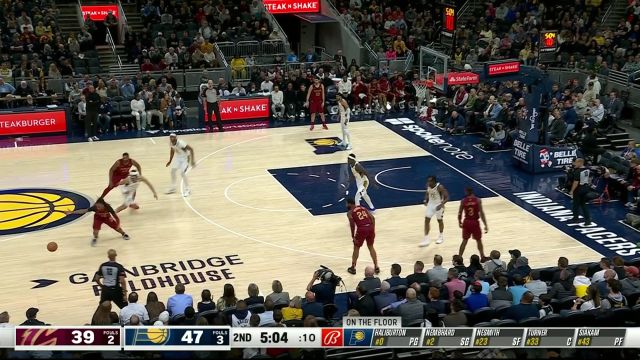 勒维尔点飞内史密斯 调整弹道完成三分飚射