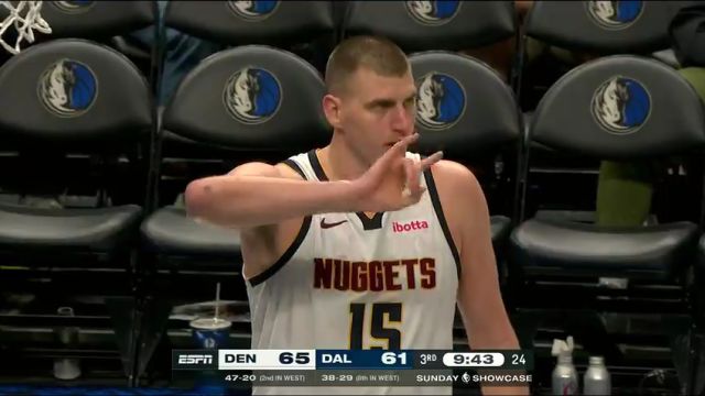 NBA常规赛：掘金vs独行侠第3节中文解说回放