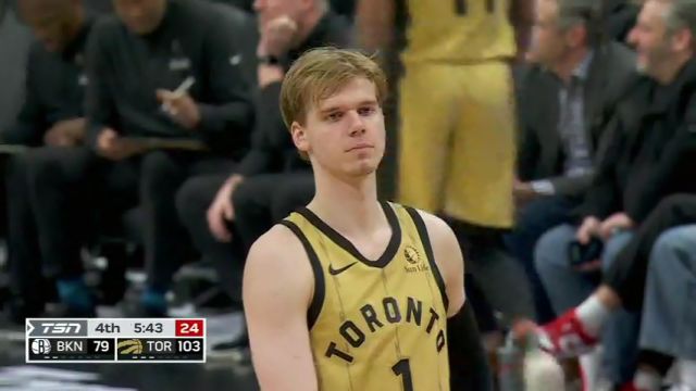 NBA常规赛：篮网vs猛龙第4节英文原声回放