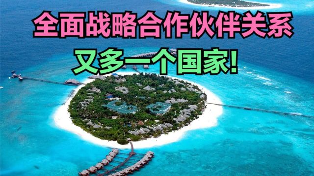 又一国与中国建立全面战略合作伙伴关系,人均GDP与中国几乎一样高