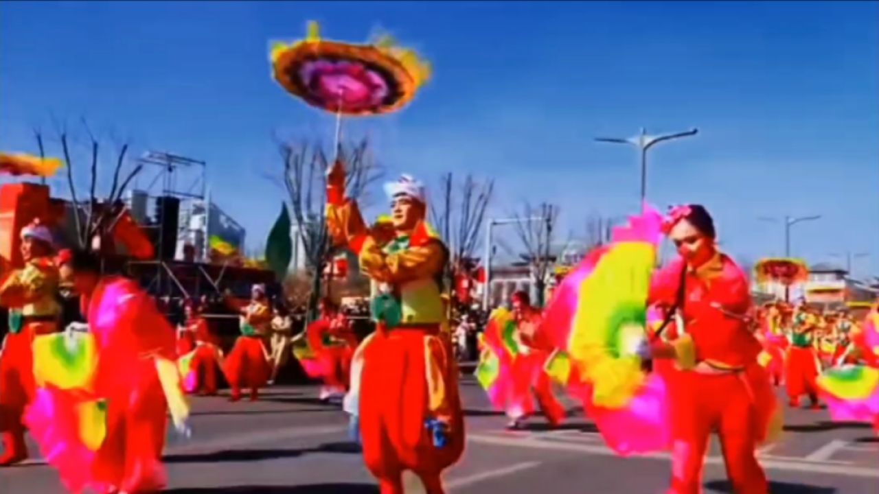 正月十五陕北秧歌扭起来,最红火的时候到了_高清1080P在线观看平台_腾讯视频