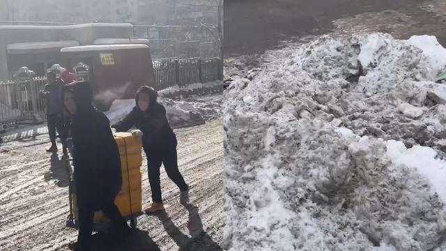 本溪花28亿外包环卫除不净雪,沿街商户不扫雪要罚款?官方:首年外包需磨合