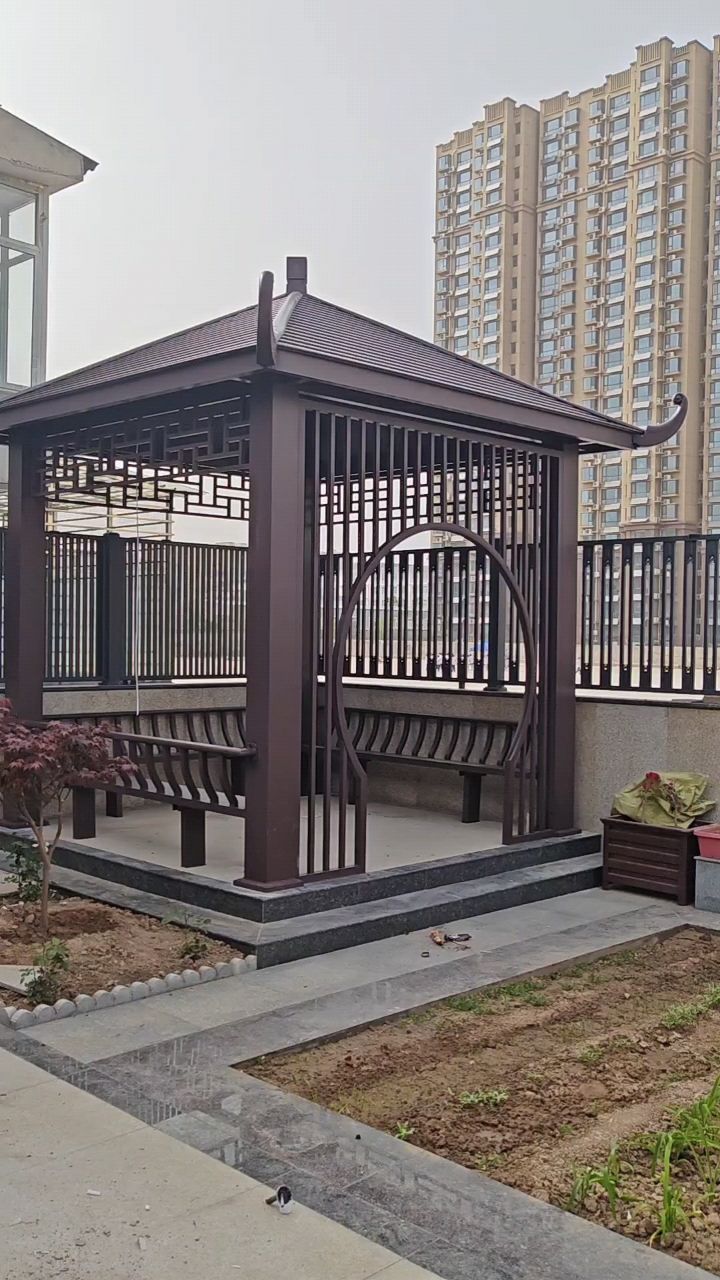 —铝合金新中式凉亭,诗意栖居的当代演绎