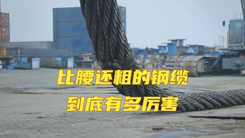 比腰还粗的钢缆到底有多厉害_高清1080P在线观看平台_腾讯视频