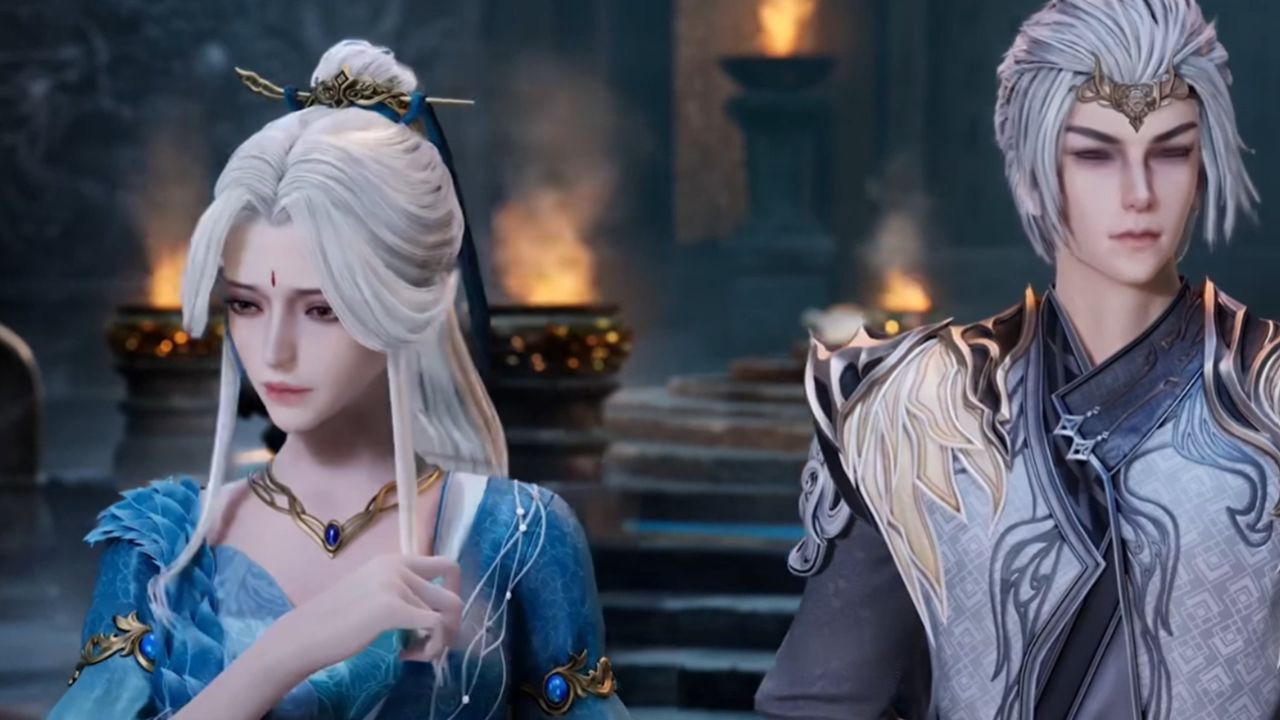 逆天至尊：轩辕柔见雪影天尊为何失态落泪？她强忍相认之痛究竟为了什么？_高清1080P在线观看平台_腾讯视频