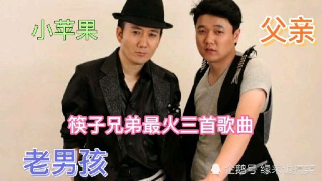 盘点筷子兄弟好听三首歌曲:小苹果,父亲,老男孩.欢迎聆听.