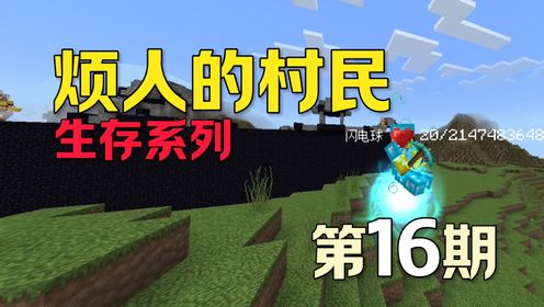 我的世界烦人的村民生存：没有村民头套他们居然就会攻击我（16）_高清