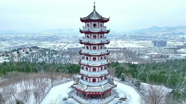 故乡赏雪#临朐#雪景