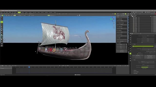 【Blender插件】Windy V1.0 风吹摇曳模拟动画