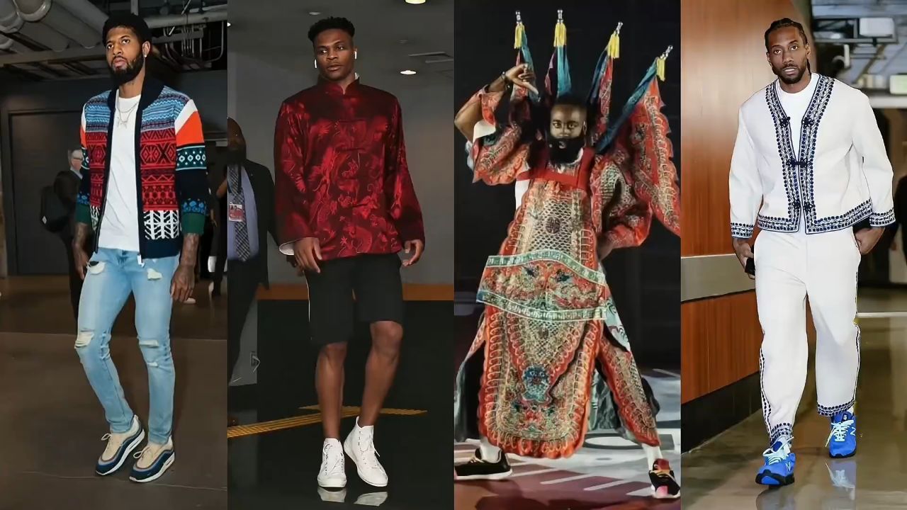 唐装威少,哈登,小卡,用行动回击梅西