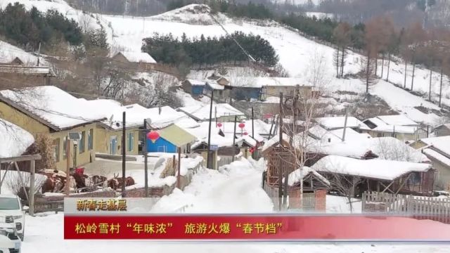 新春走基层 | 松岭雪村“年味浓” 旅游火爆“春节档”