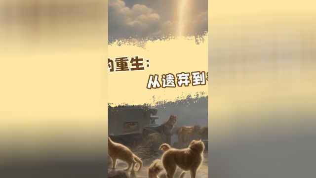 米娅的重生:从被遗弃到被爱 #汪星人