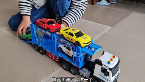 玩具故事：大拖车拉小车咯！