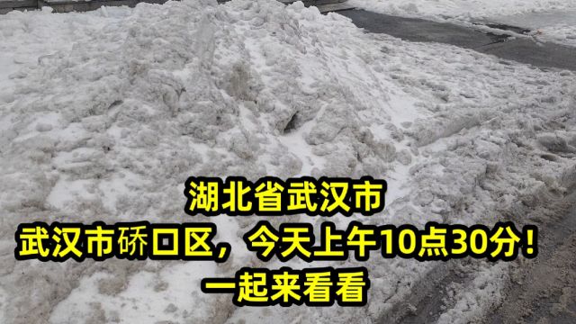 湖北省武汉市,武汉市硚口区,今天上午10点30分!一起来看看