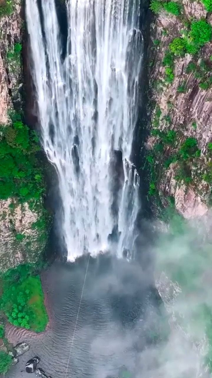 风光旖旎!百丈漈瀑布飞流直下如入仙境