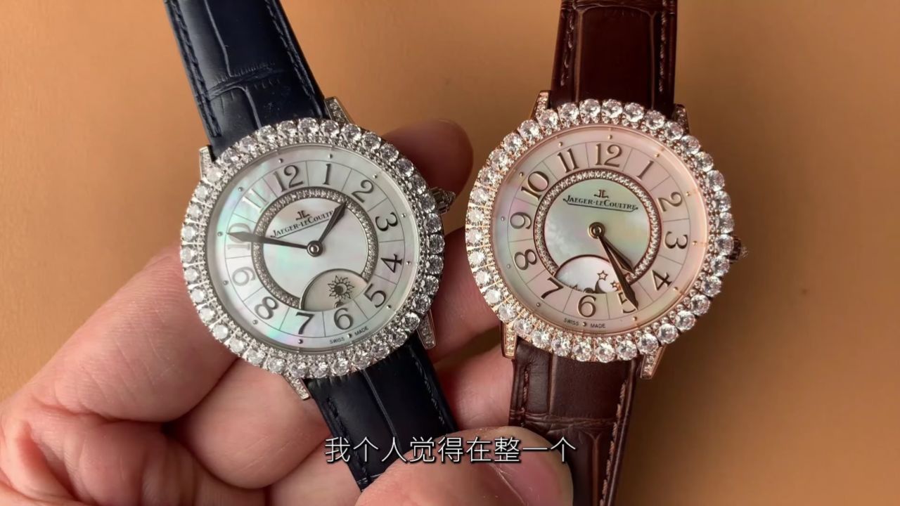 zf积家约会奢华镶钻女表 36毫米 日本9015改898机芯