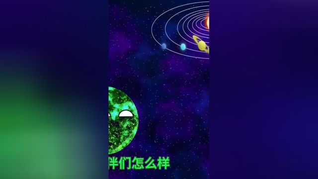 冥王星首次新形态出现星球动画宇宙天文动画冥王星的复仇##1