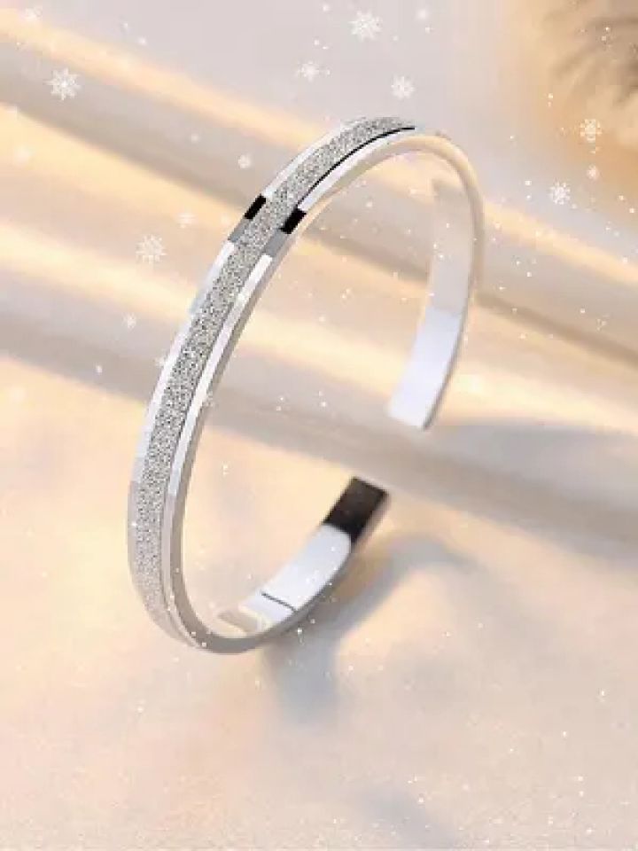 心草足银手镯 #999纯银实心镯子#银手镯 #足银999 #手镯