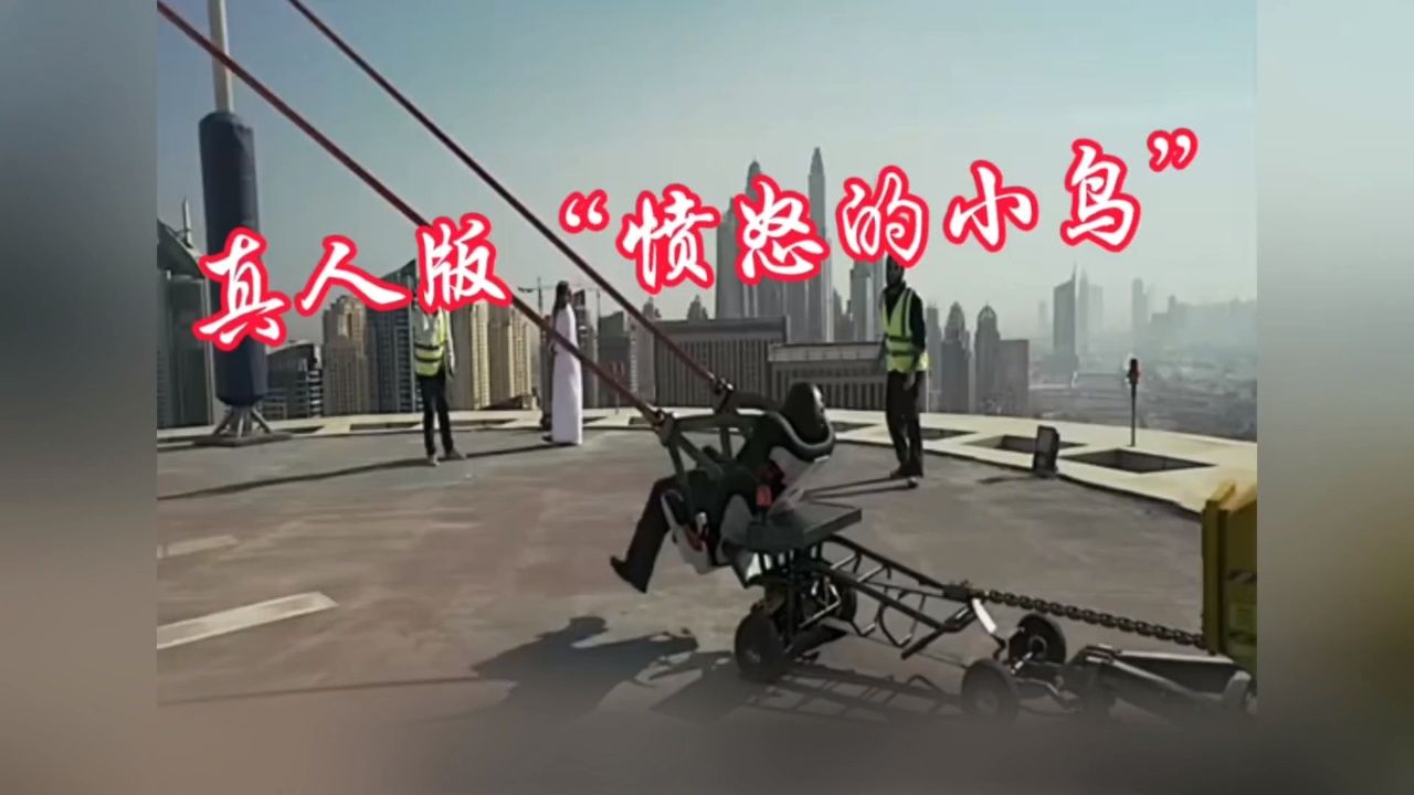 迪拜真人版"愤怒的小鸟"