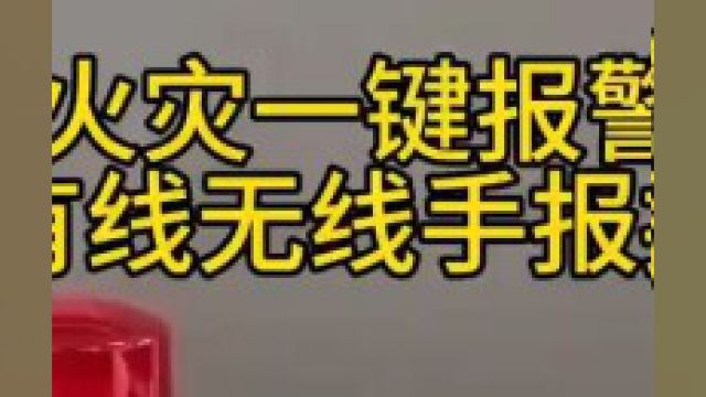 广东盾王消防火灾工业一键声光报警器有线无线手报按钮