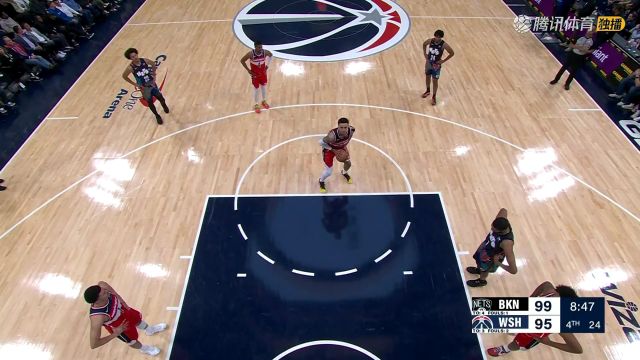 2023/24赛季NBA常规赛：篮网 VS 奇才 全场回放