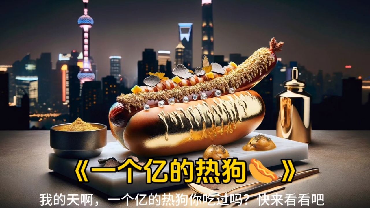 我的天啊,一个亿的热狗你吃过吗?