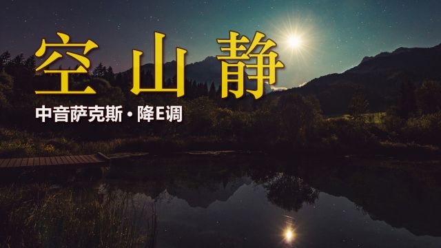 萨克斯轻音乐《空山静》,空灵悠扬娓娓动听,柔美的旋律洗涤心灵