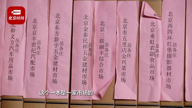 他的柜子里,有丰台区238家市场的“历史”