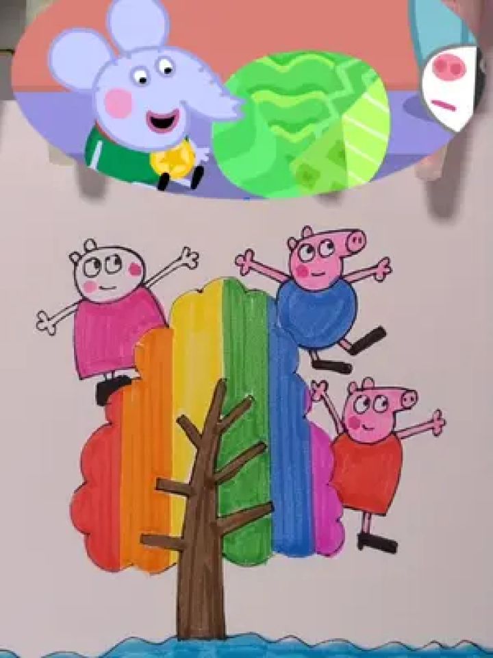 填色 #儿童绘画 #手绘to #轻娱how #儿童简笔画