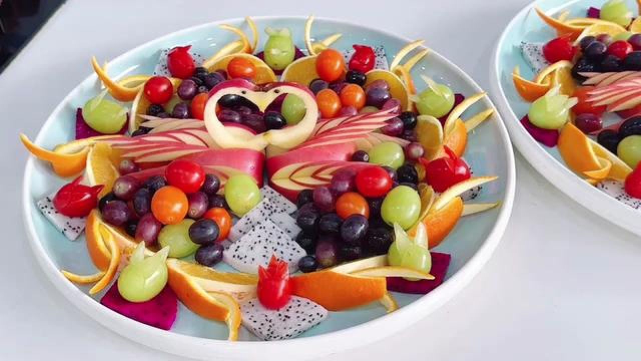 水果拼盘 #摆盘技巧 #刘双全 #培训